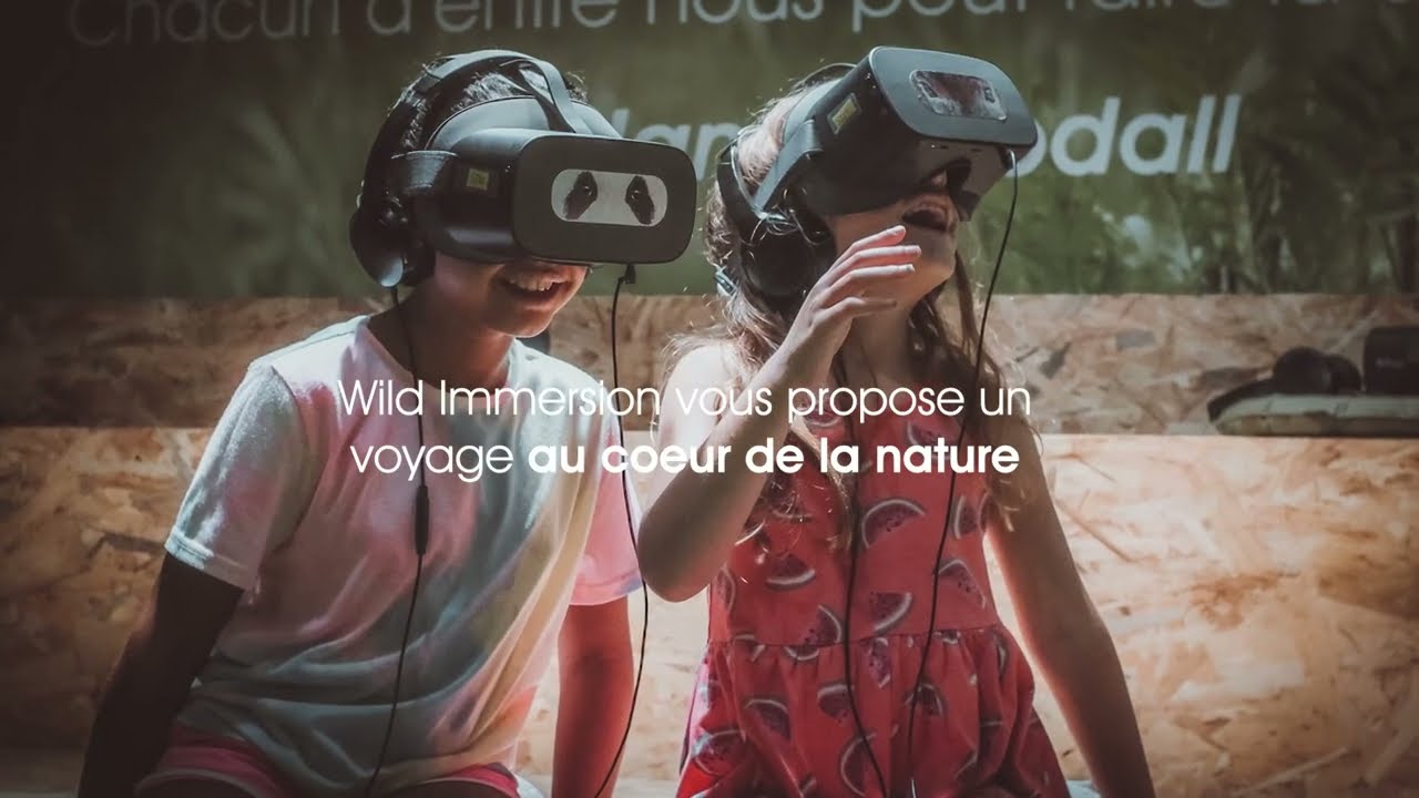 Wild Immersion, la première réserve virtuelle au monde, dispositifs en